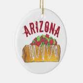 State Pride Arizona AZ Tex Mex Chimichanga Keramisch Ornament (Rechts)