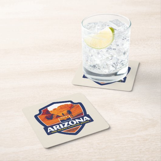 State Pride | Arizona Kartonnen Onderzetters (Insitu)