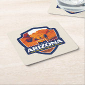 State Pride | Arizona Kartonnen Onderzetters (Schuin)