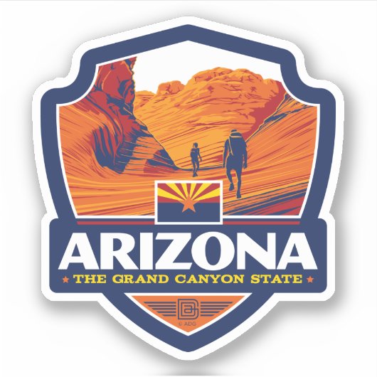 State Pride | Arizona Sticker (Voorkant)