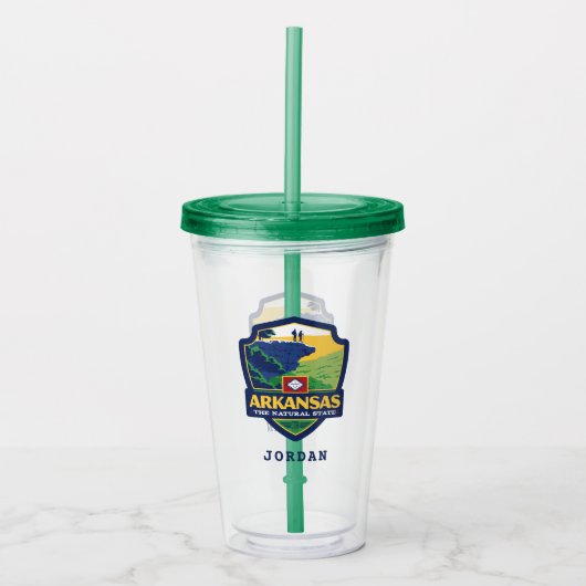 State Pride | Arkansas Acryl Drinkbeker (Voorkant)