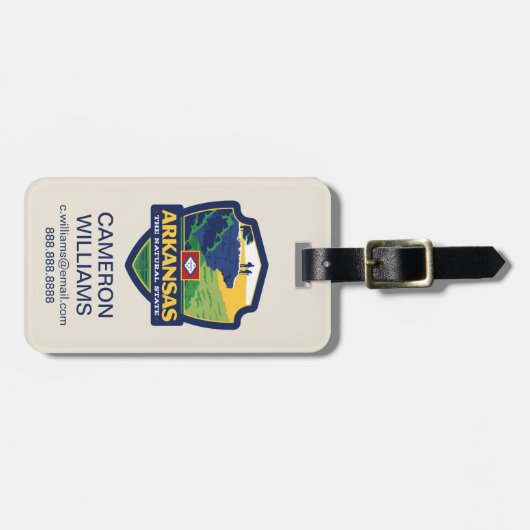 State Pride | Arkansas Bagagelabel