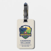 State Pride | Arkansas Bagagelabel (Achterkant verticaal)