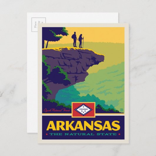 State Pride | Arkansas Briefkaart (Voorkant / Achterkant)