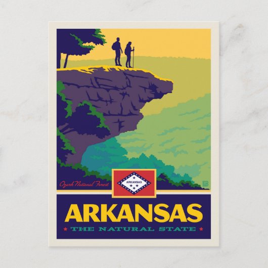State Pride | Arkansas Briefkaart (Voorkant)