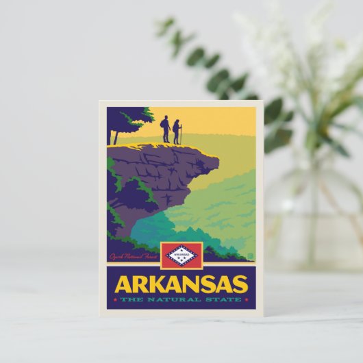 State Pride | Arkansas Briefkaart (Staand voorkant)