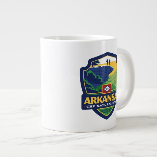 State Pride | Arkansas Grote Koffiekop (Voorkant rechts)