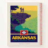 State Pride | Arkansas Notitieboek (Achterkant)