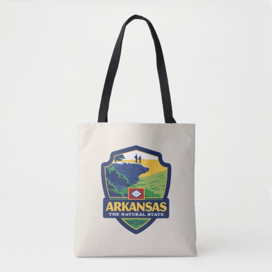 State Pride | Arkansas Tote Bag (Voorkant)