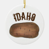 State Pride Boise IDAHO Russet Potato Keramisch Ornament (Voorkant)