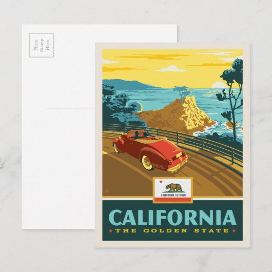 State Pride | Californië 2 Briefkaart (Voorkant / Achterkant)