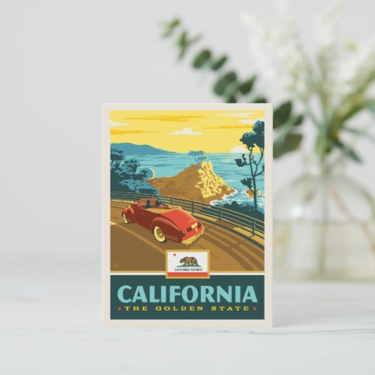 State Pride | Californië 2 Briefkaart (Staand voorkant)
