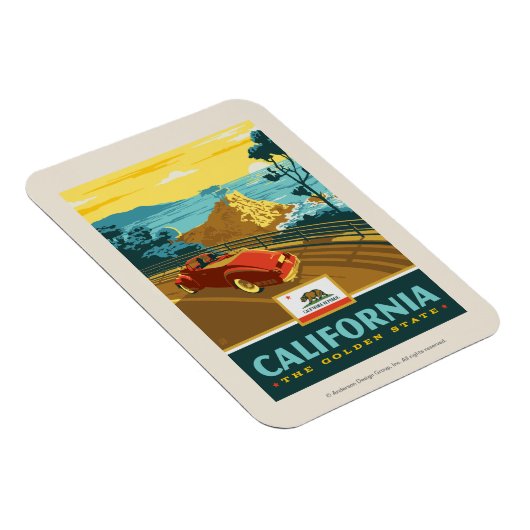 State Pride | Californië 2 Magneet (Rechterzijde)