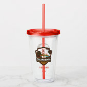 State Pride | Californië Acryl Drinkbeker (Voorkant)
