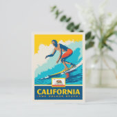 State Pride | Californië Briefkaart (Staand voorkant)
