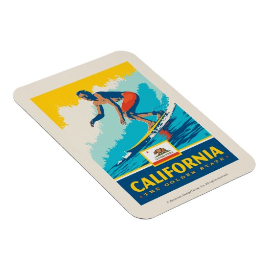 State Pride | Californië Magneet (Rechterzijde)