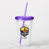 State Pride | Colorado Acryl Drinkbeker (Achterkant)
