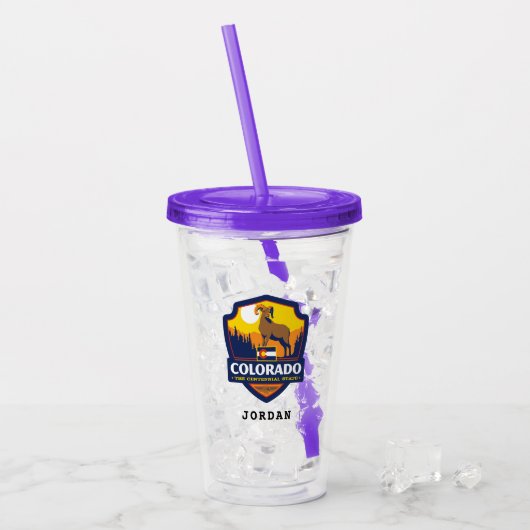 State Pride | Colorado Acryl Drinkbeker (Voorkant ijs)