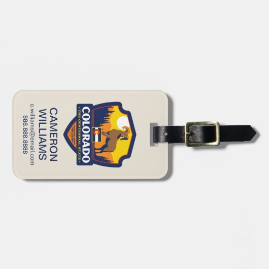 State Pride | Colorado Bagagelabel (Voorkant horizontaal)
