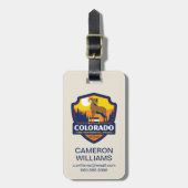 State Pride | Colorado Bagagelabel (Voorkant verticaal)