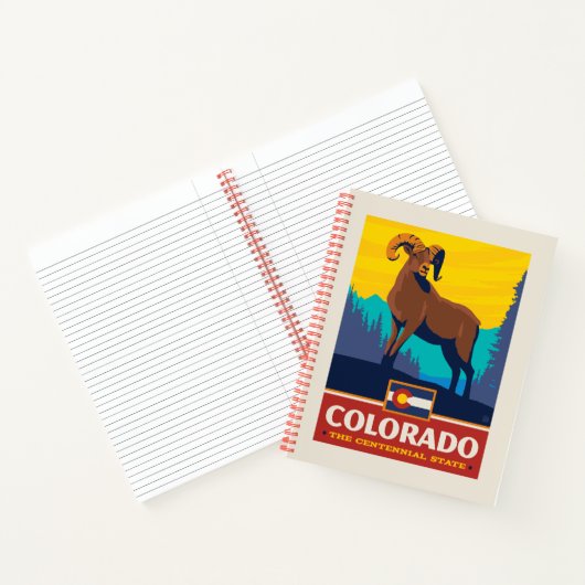 State Pride | Colorado Notitieboek (Binnen)