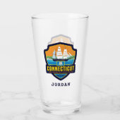 State Pride | Connecticut Glas (Achterkant)
