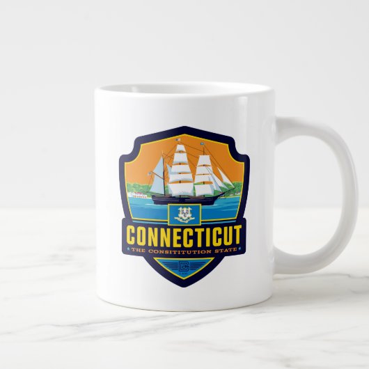 State Pride | Connecticut Grote Koffiekop (Rechts)