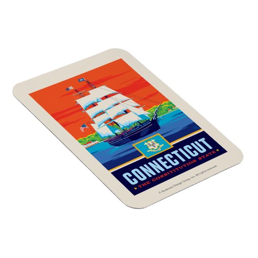 State Pride | Connecticut Magneet (Rechterzijde)