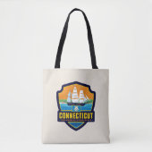 State Pride | Connecticut Tote Bag (Voorkant)