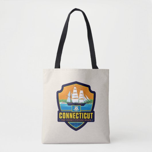 State Pride | Connecticut Tote Bag (Voorkant)