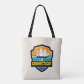 State Pride | Connecticut Tote Bag (Achterkant)