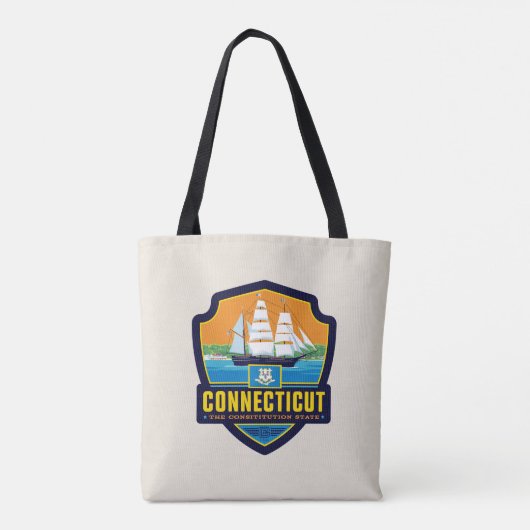State Pride | Connecticut Tote Bag (Achterkant)