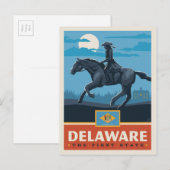 State Pride | Delaware 2 Briefkaart (Voorkant / Achterkant)
