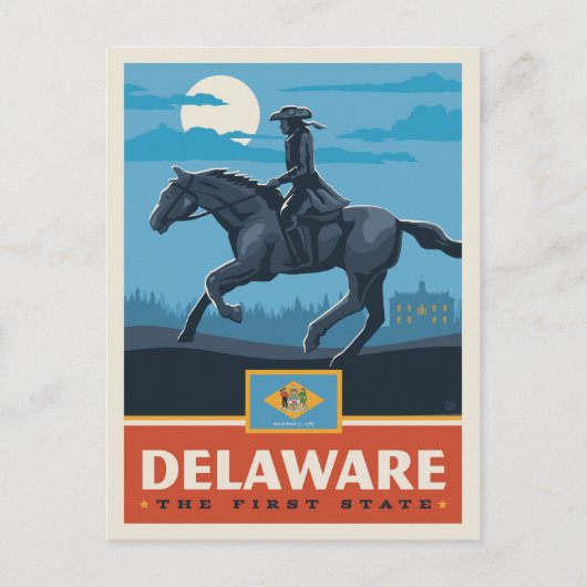 State Pride | Delaware 2 Briefkaart (Voorkant)