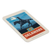 State Pride | Delaware 2 Magneet (Rechterzijde)