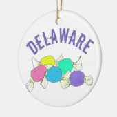 State Pride Delaware Beach Salt Water Taffy Keramisch Ornament (Links)