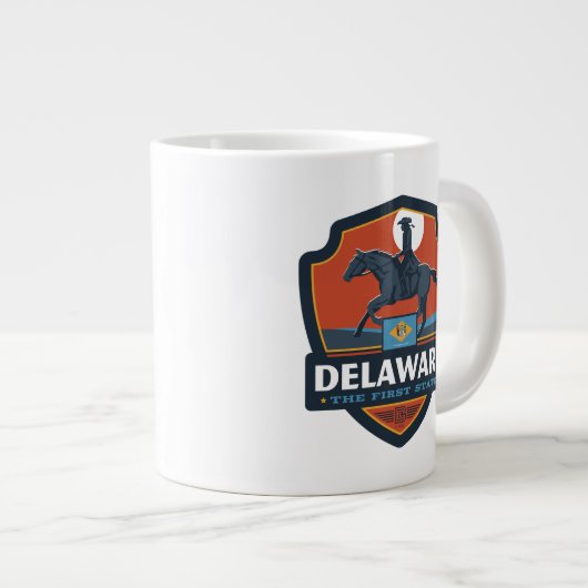 State Pride | Delaware Grote Koffiekop (Voorkant rechts)