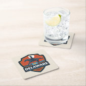State Pride | Delaware Kartonnen Onderzetters (Insitu)