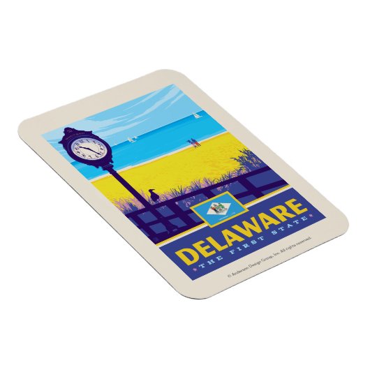 State Pride | Delaware Magneet (Rechterzijde)