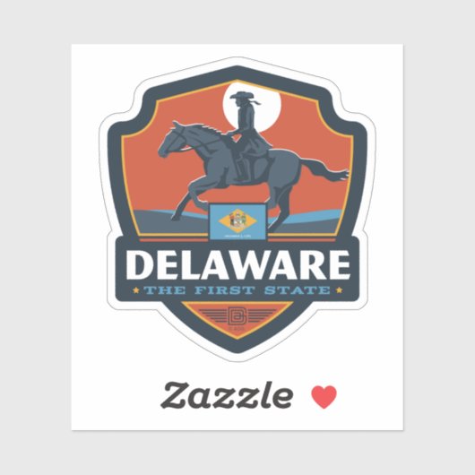 State Pride | Delaware Sticker (Vel)