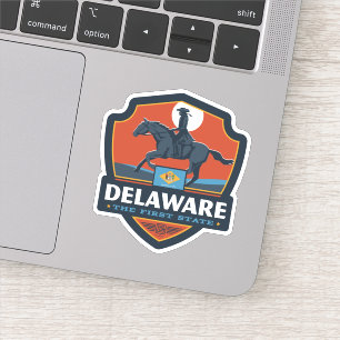 State Pride   Delaware Sticker