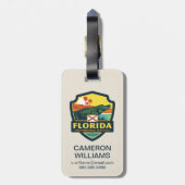 State Pride | Florida Bagagelabel (Achterkant verticaal)