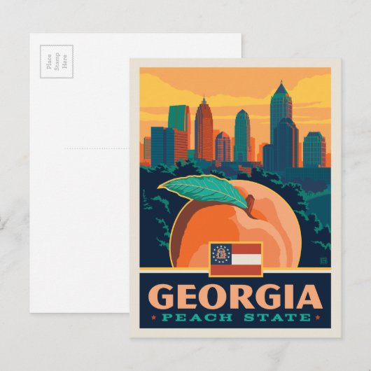 State Pride | Georgië Briefkaart (Voorkant / Achterkant)