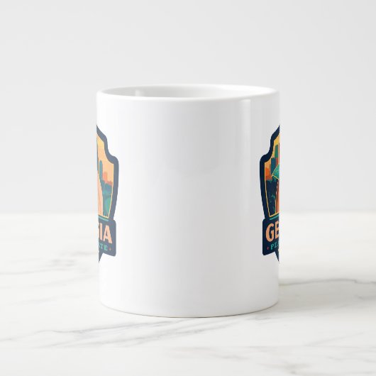 State Pride | Georgië Grote Koffiekop (Voorkant)