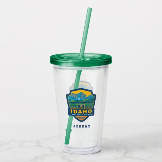 State Pride | Idaho Acryl Drinkbeker (Achterkant)