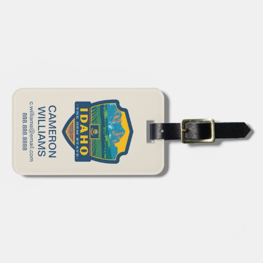 State Pride | Idaho Bagagelabel (Voorkant horizontaal)