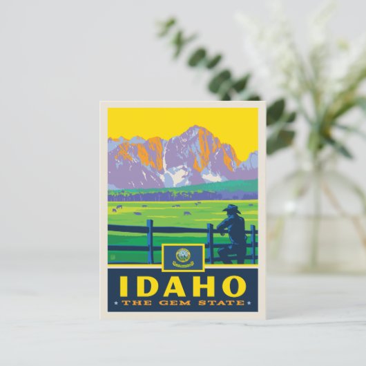 State Pride | Idaho Briefkaart (Staand voorkant)