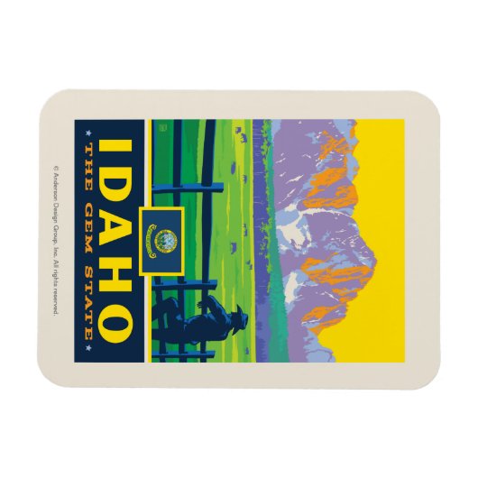 State Pride | Idaho Magneet (Horizontaal)
