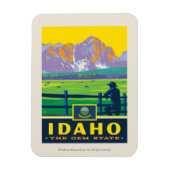 State Pride | Idaho Magneet (Verticaal)