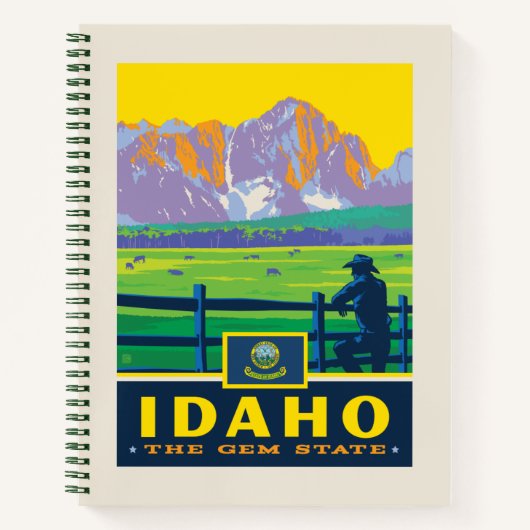 State Pride | Idaho Notitieboek (Voorkant)